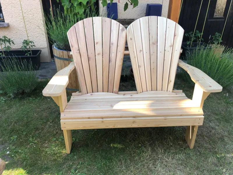 Adirondack Gartenbank 2-Sitzer